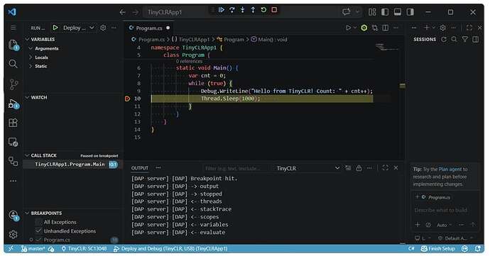 VSCode-TinyCLR